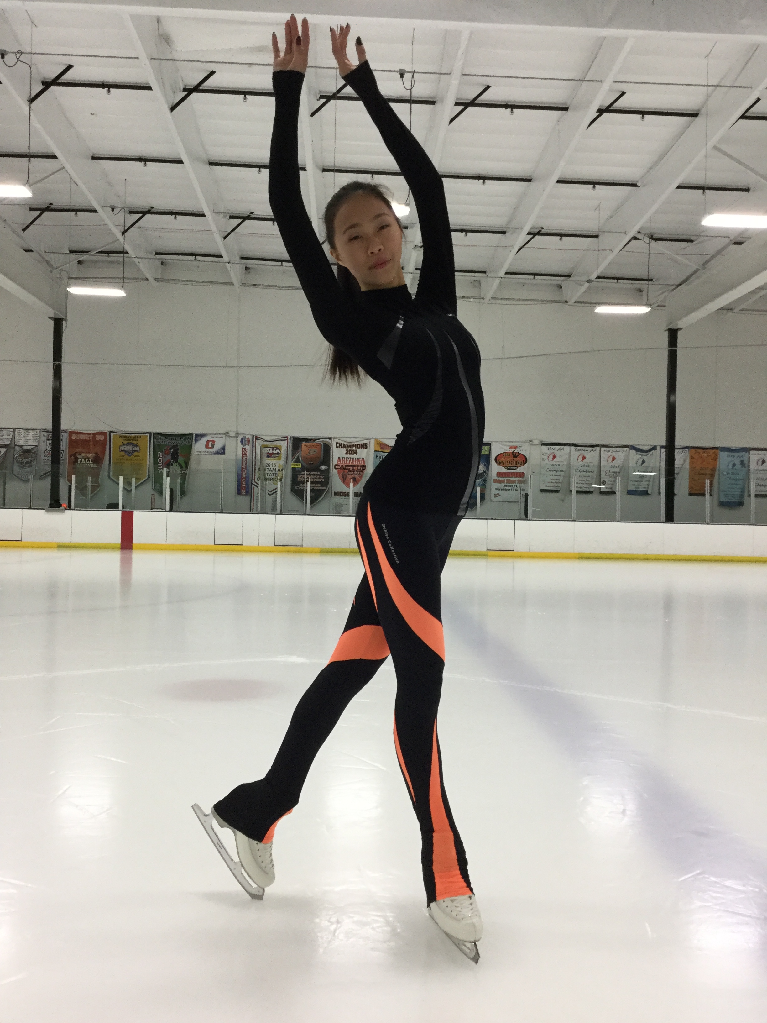 Skating Leggings for Athletic Youth Girls Skaters